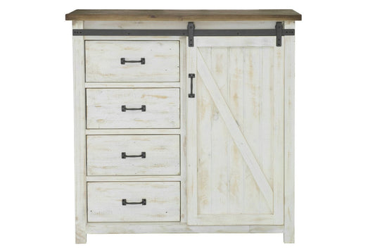 Provence 4 Drawer Chest with 1 door