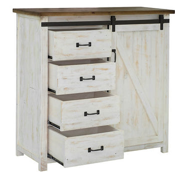 Provence 4 Drawer Chest With 1 Door
