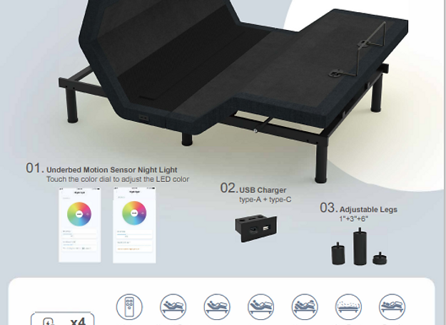 Dreamotion Pinnacle Adjustable Bed Frame