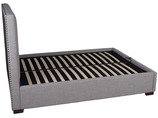 Finlay Storage Queen Bed - Dovetail Linen