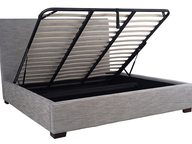 Finlay Storage Queen Bed - Dovetail Linen