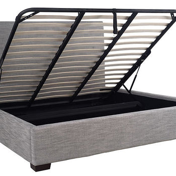 Finlay Storage King Bed - Dovetail Linen