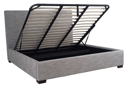 Finlay Storage King Bed - Dovetail Linen