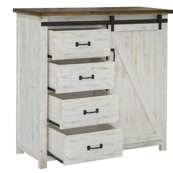 Provence 4 Drawer Chest with 1 door