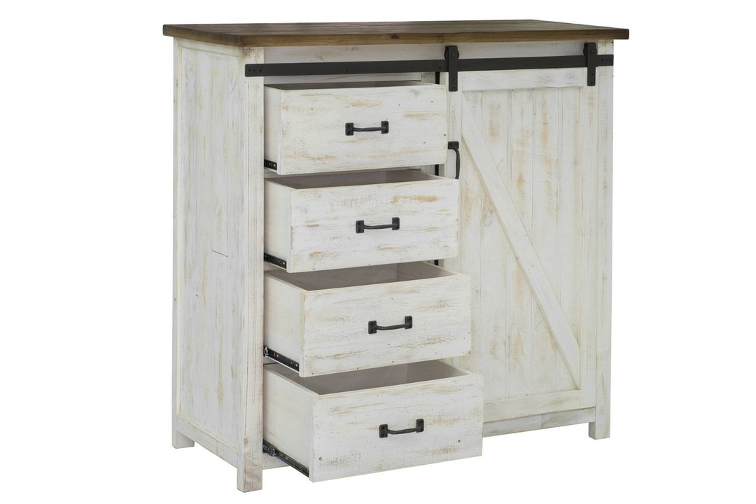 Provence 4 Drawer Chest with 1 door