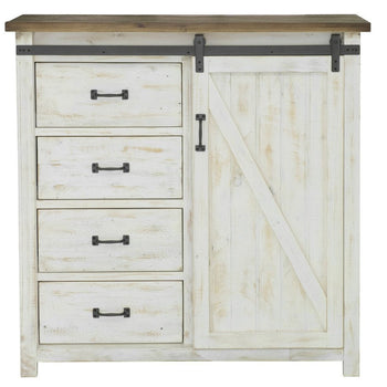 Provence 4 Drawer Chest with 1 door
