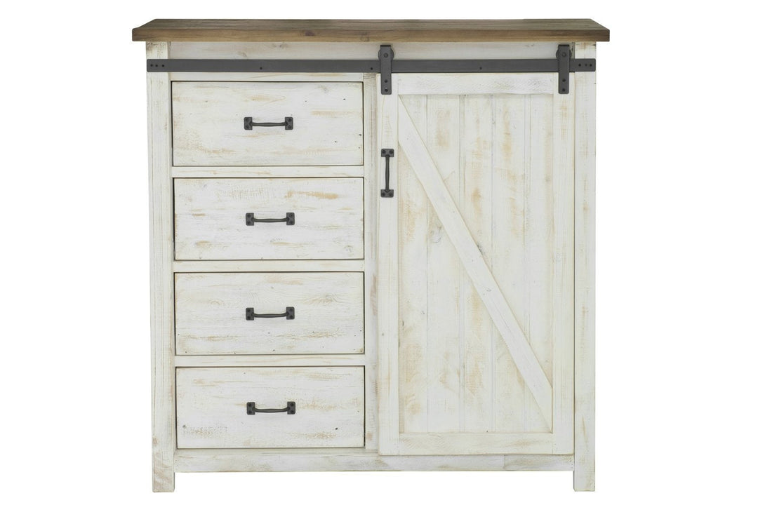 Provence 4 Drawer Chest with 1 door