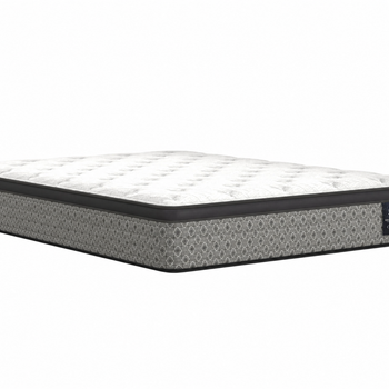 Angled view of Cascade Cooling Euro-Top mattress with correctly labelled DreamLife Cascade tag