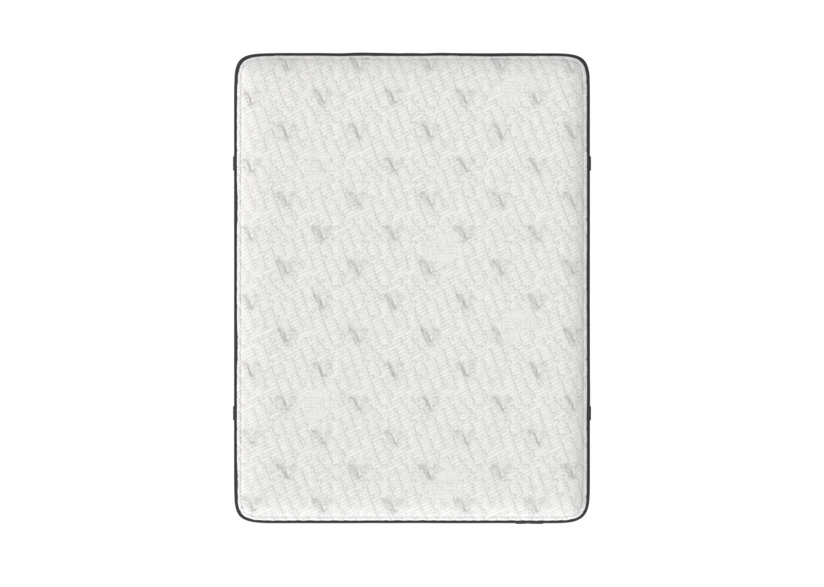 Top profile of the Hypnos 11¾-inch Euro top mattress showing its supportive foam-encased edge.