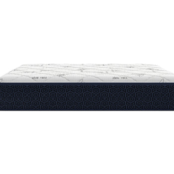 Side view showing the 7-inch Lyra foam mattress profile