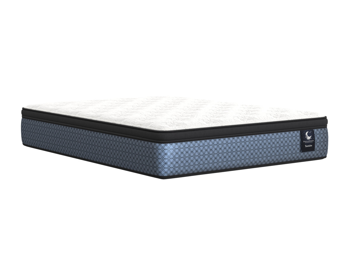 Angled view of the Rendezvous European pillow-top mattress