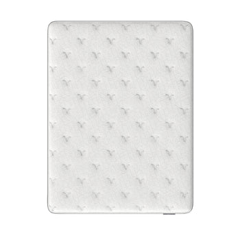 Close-up of the SilverStar mattress’s breathable organic-cotton quilted sleeping surface.