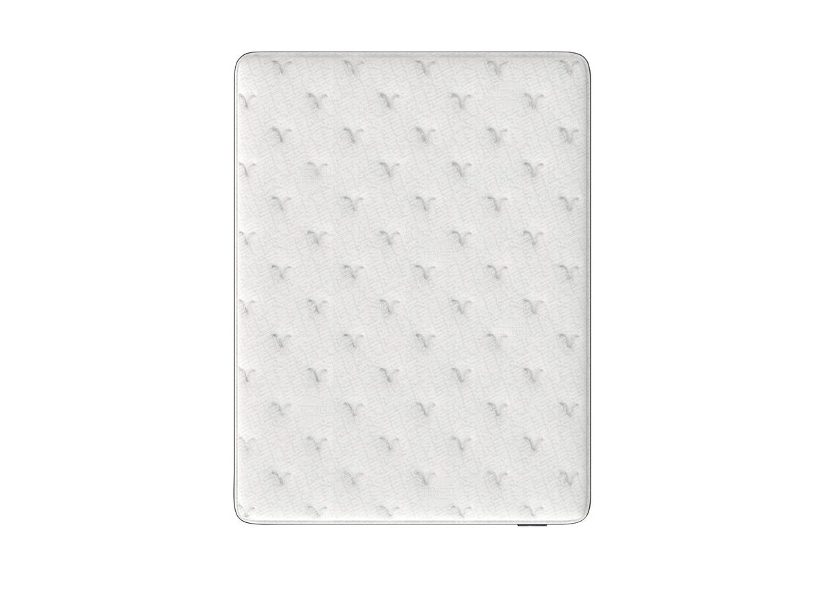 Close-up of the SilverStar mattress’s breathable organic-cotton quilted sleeping surface.