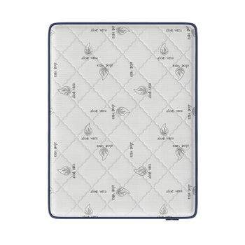 White quilted aloe vera fabric on the Starlight sleeping surface
