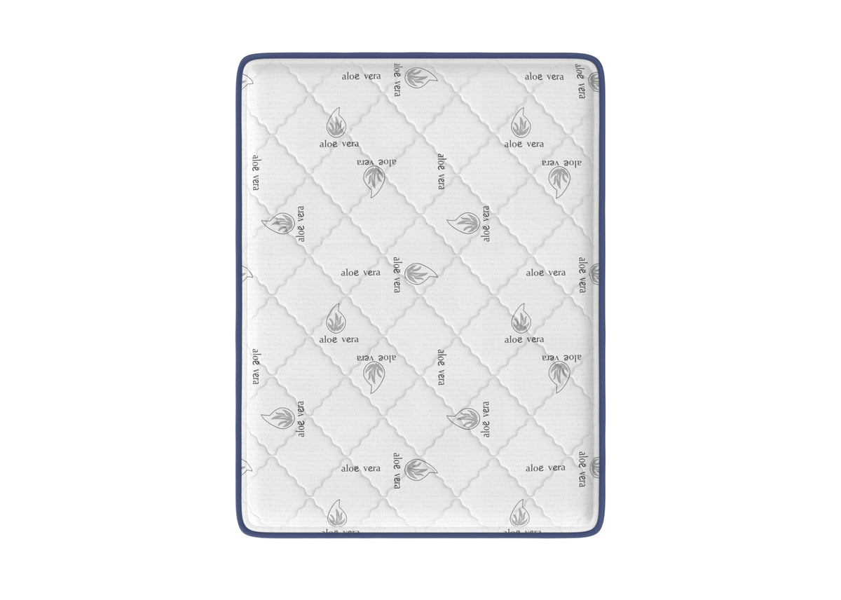 White quilted aloe vera fabric on the Twilight sleeping surface