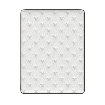 Top profile of the Zenith firm Euro top mattress showing its supportive foam-encased edge.